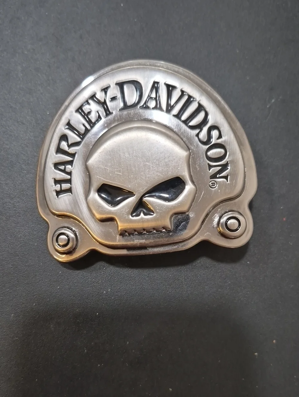 Harley-Davidson Silver Skull Money Clip